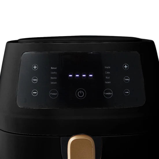 Large 5L Touchscreen Air Fryer – Black